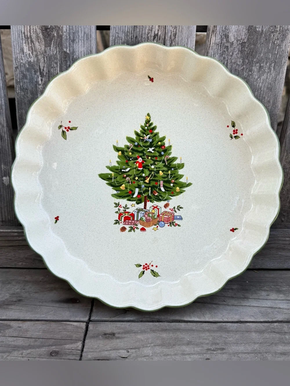 Vintage Studio Nova Holiday Season NY102 Quiche Tart Dish Pan Japan IN BOX
